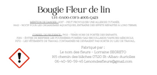 Charger l&#39;image dans la galerie, Bougie Le nom des fleurs