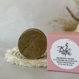 Shampooing solide à la guimauve et huile essentielle d'Ylang-Ylang - Le nom des fleurs